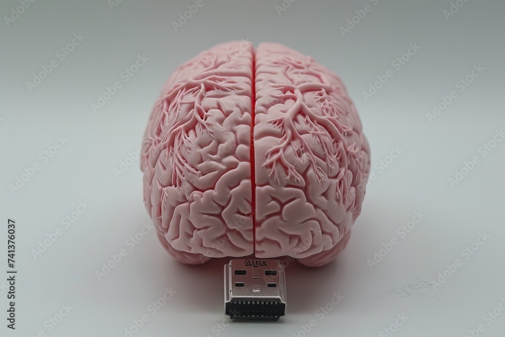 Poster ai brain chip plexins. artificial intelligence l3 cache mind synaptic plasticity axon. semiconductor