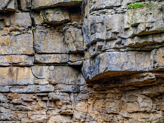 Gesteinsschichten im Muschelkalk