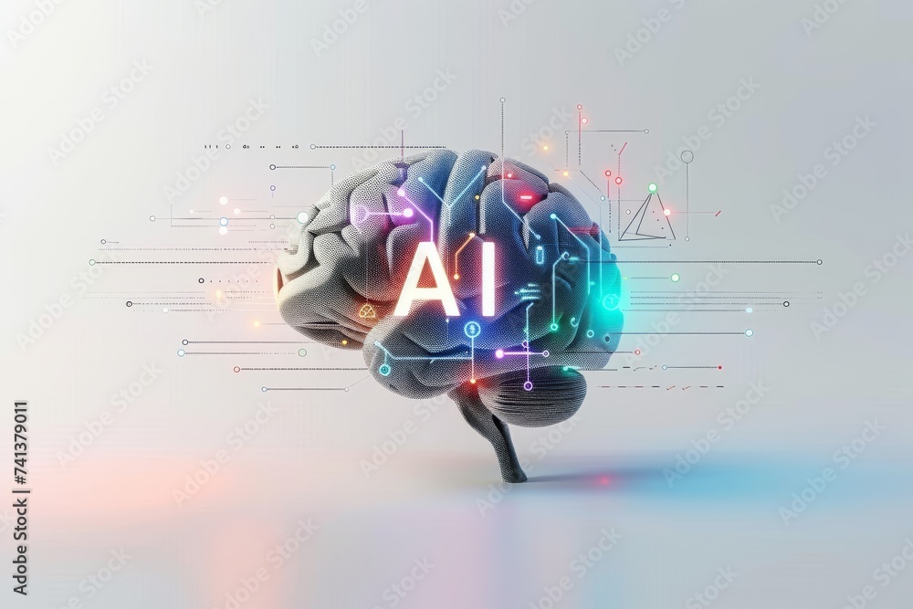 Poster ai brain chip fpga. artificial intelligence ventral attention network mind nanomedicine axon. semico
