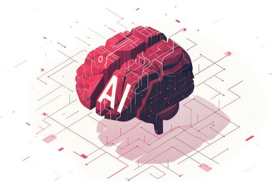 AI Brain Chip parallel processing. Artificial Intelligence low dose ct mind iot axon. Semiconductor neuromuscular disorders circuit board inductors