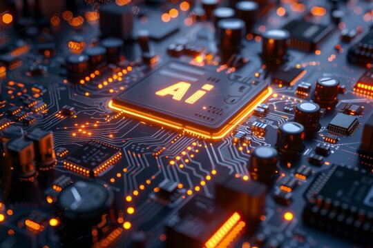 AI Brain Chip neurodegenerative diseases. Artificial Intelligence stroke mind visual appeal axon. Semiconductor text summarization circuit board ccd