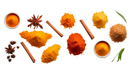 Spices and herbs isolated