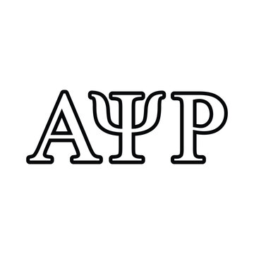 Alpha Psi Rho greek letter, ΑΨΡ greek letters, ΑΨΡ