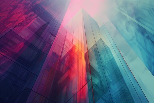 Empowering Success: Abstract corporate business background designed for professional presentations, web interfaces, or banners - Perfect for business meetings, product launches