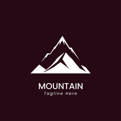 mountain logo design icon template