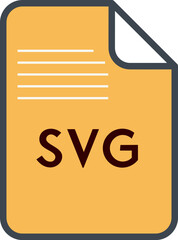 SVG File Icon fill and outline rounded corners