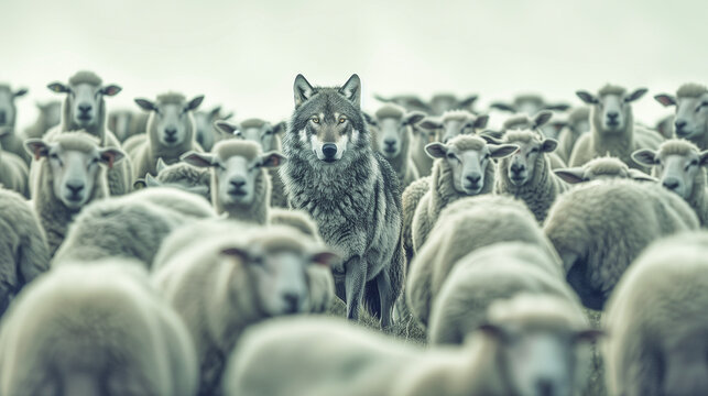 wolf in sheep's clothing, Beware of false prophets, they appear in sheep’s clothing. They are wolves inside, Aesop's Fables