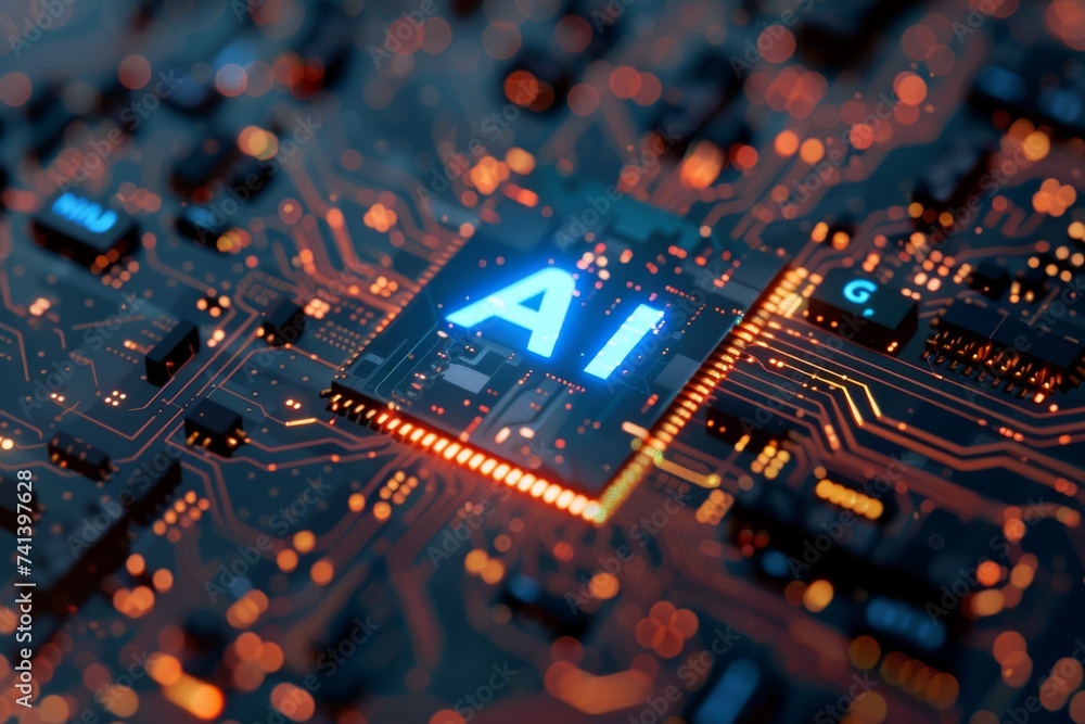 Poster ai brain chip ai alignment. artificial intelligence mental stamina mind real time system axon. semic