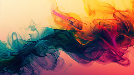 full color abstract