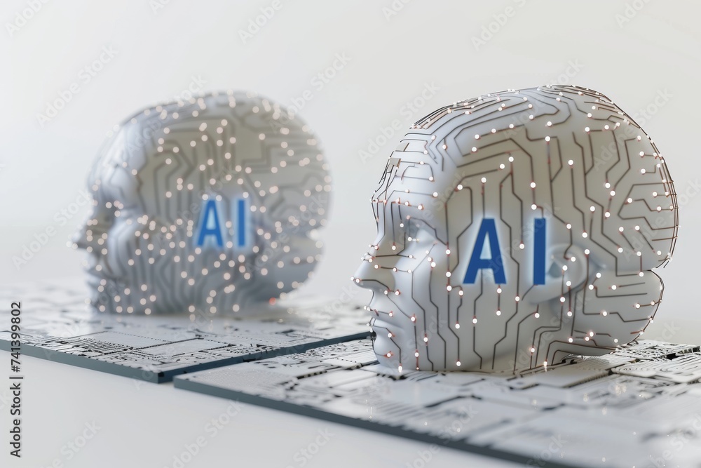 Aufkleber ai brain chip post processing. artificial intelligence nanopositioning mind mental well being axon. 