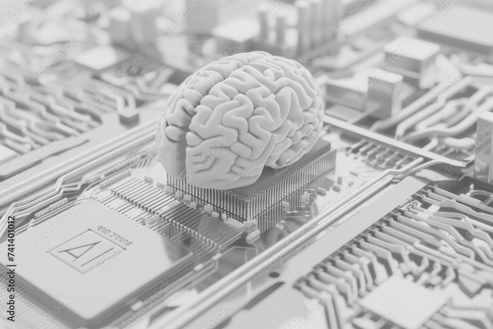 Poster ai brain chip ligand gated channels. artificial intelligence neurological biomarkers mind pmic axon.