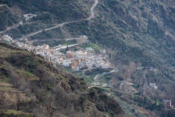 Fototapeta na wymiar Touring the Granada region of the Alpujarras