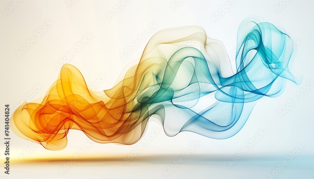 Poster Vibrant abstract rainbow wave background for design projects, adding dynamic energy and color.