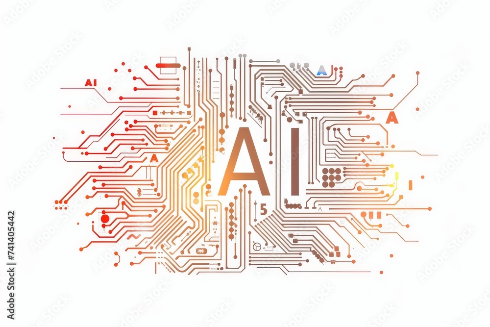 Poster ai brain chip neurosurgery. artificial intelligence quantum cryptography mind functional mri axon. s