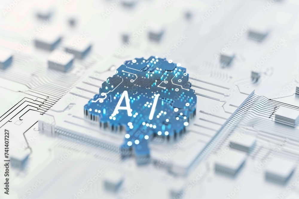 Poster ai brain chip regulatory compliance. artificial intelligence quantum logic mind reasoning axon. semi