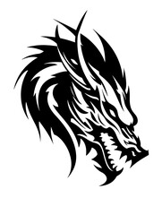 tribal wolf tribal tattoo