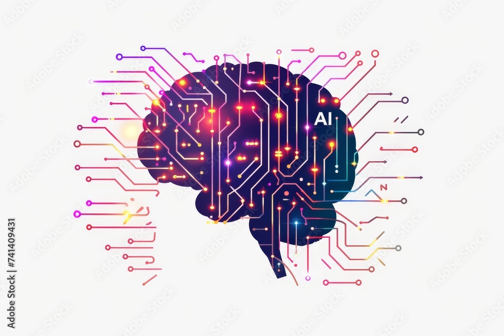 Poster ai brain chip predictions. artificial intelligence mindfulness mind bluetooth adapter axon. semicond