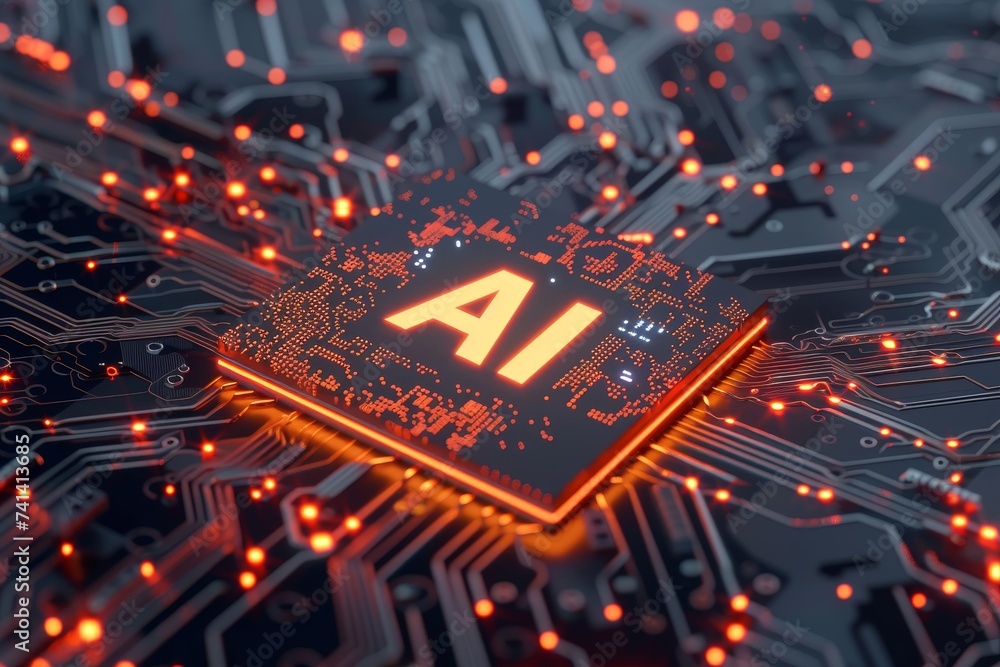 Aufkleber ai brain chip ai lifecycle. artificial intelligence nanophotonics mind ai regulation compliance axon
