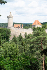 Kokořín Castle in the Czech Republic