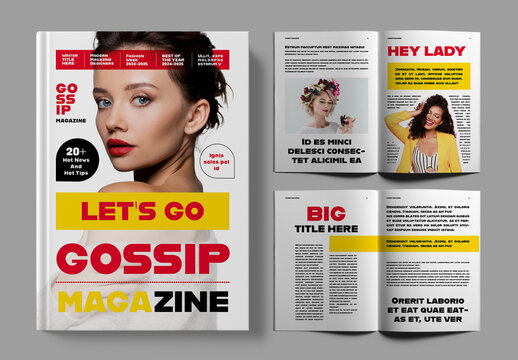 Gossip Magazine Template