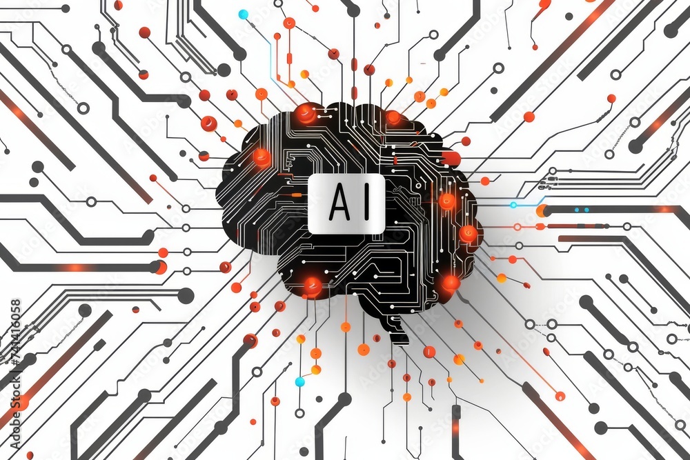 Poster ai brain chip proteomic informatics. artificial intelligence ai driven drug discovery mind knowledge