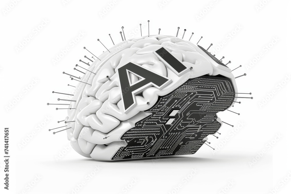 Poster ai brain chip bipartite matching. artificial intelligence mental flexibility mind big data processin