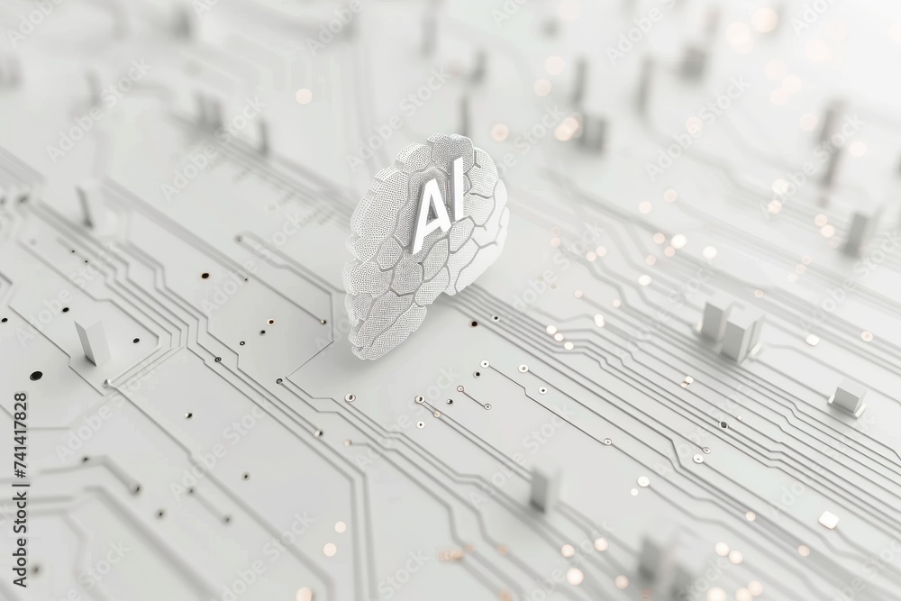 Poster ai brain chip ai driven drug discovery. artificial intelligence data center mind mental training axo