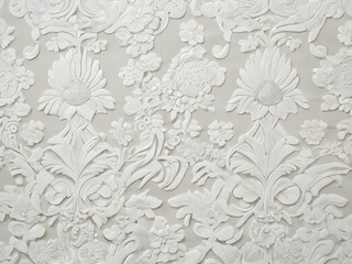 batik background with the dominant color white