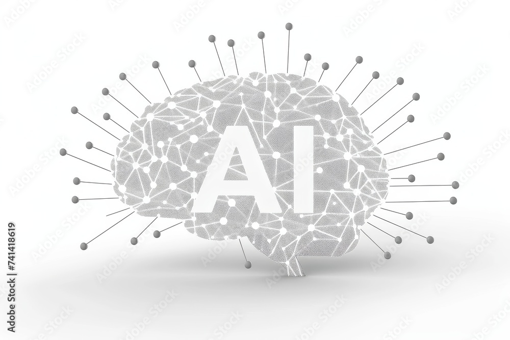 Poster ai brain chip source memory. artificial intelligence ebl mind neurological diseases axon. semiconduc
