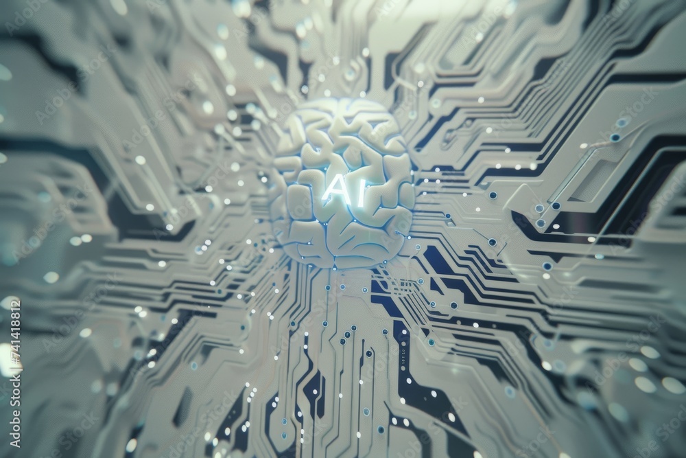 Poster ai brain chip hci. artificial intelligence identity and access management mind anticipation axon. se