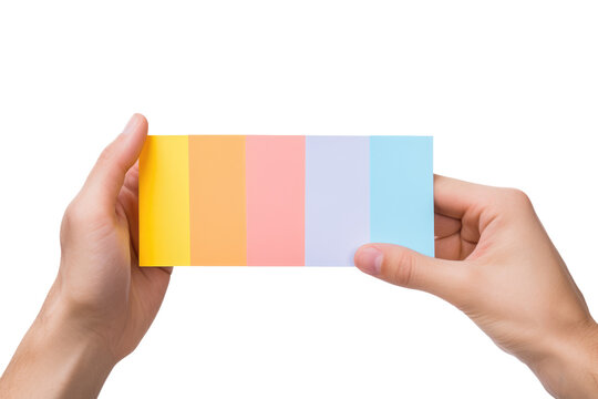 Index Card Isolated On Transparent Background