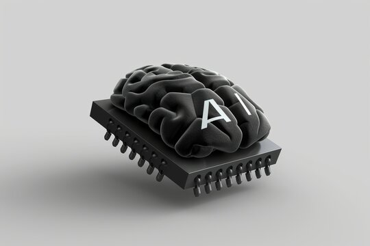 AI Brain Chip interpersonal intelligence. Artificial Intelligence prospective memory mind ehr axon. Semiconductor neon lime freeze circuit board document analysis