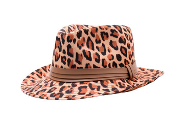 Animal Print Hats for Sun Protection Isolated On Transparent Background