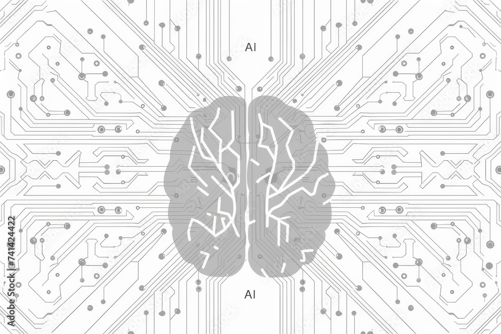 Poster ai brain chip healthtech regulation. artificial intelligence cognitive control mind long term potent