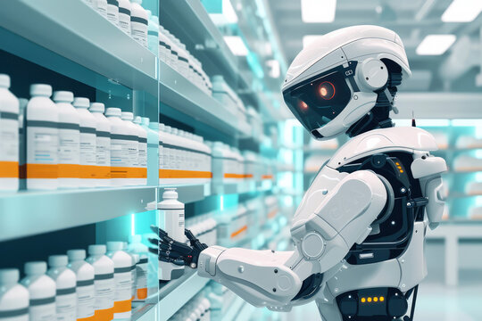 Robotic Medication Dispensers: Robots assist in dispensing and managing medications
