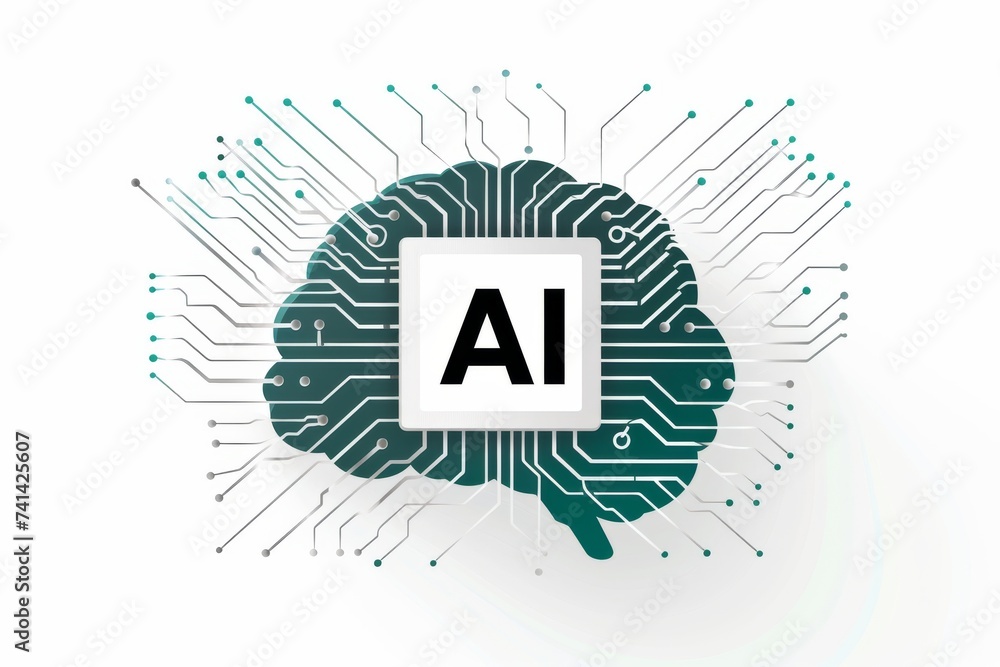 Poster ai brain chip compliance. artificial intelligence picosecond laser mind quantum programming axon. se
