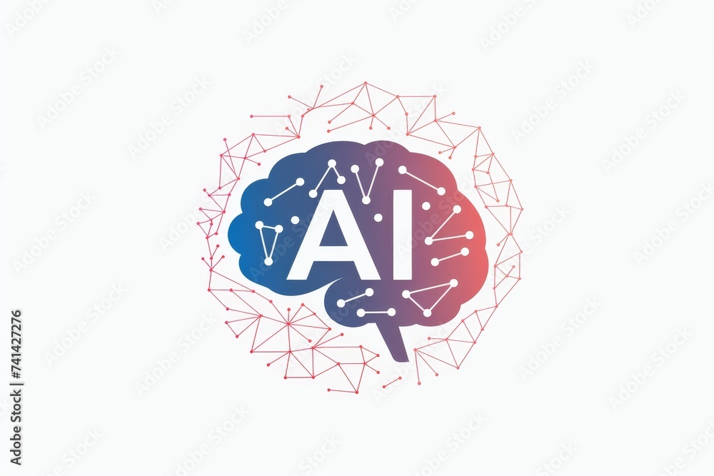 Aufkleber ai brain chip neural coding. artificial intelligence nanocrystals mind g protein coupled receptors a