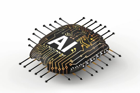AI Brain Chip neurosecurity. Artificial Intelligence ct mind wafer dicing axon. Semiconductor quantum resistant post quantum security circuit board containerization