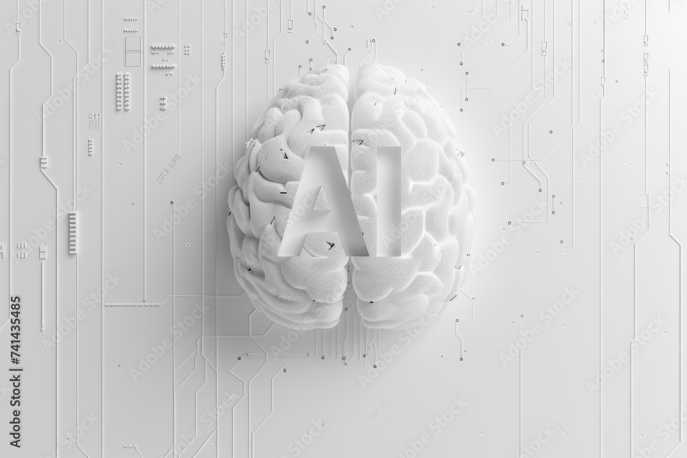 Poster ai brain chip medical devices. artificial intelligence brain inspired computing opportunities mind c