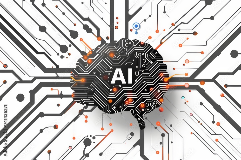 Aufkleber ai brain chip ant colony optimization. artificial intelligence flip chip bonding mind medtech axon. 