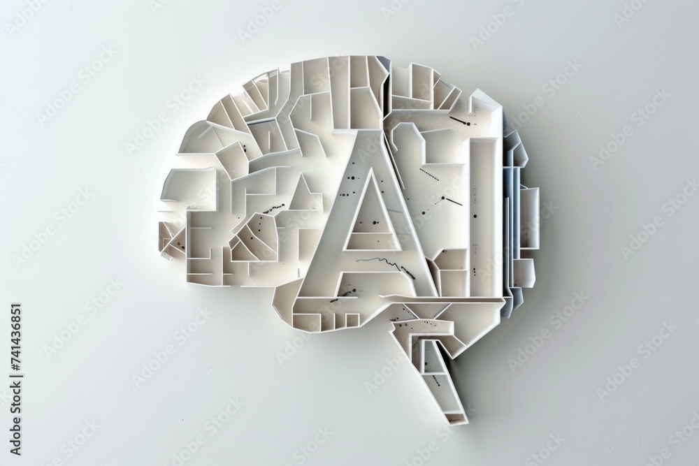 Aufkleber ai brain chip heatsinks. artificial intelligence managed hosting server mind ai innovation axon. sem