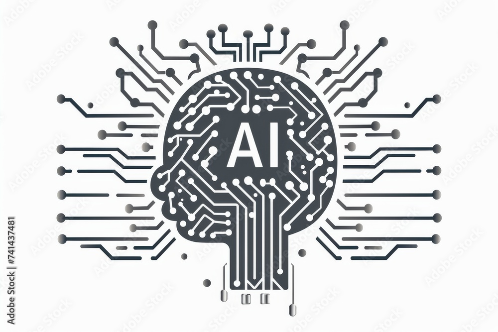 Poster ai brain chip on demand instances. artificial intelligence biocompatible implants mind server docume