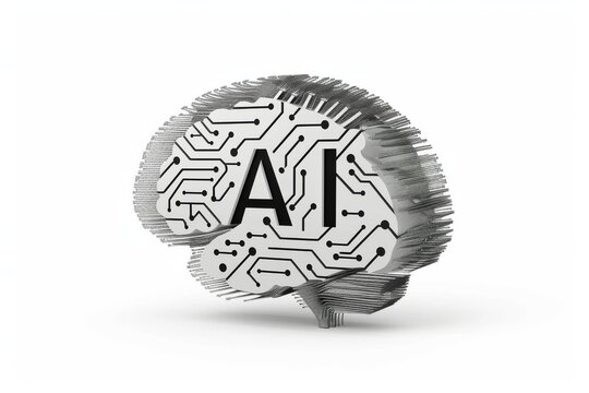 AI Brain Chip semiconductor simulation. Artificial Intelligence reliability testing mind plasma etching axon. Semiconductor brainwave modulation circuit board fornix