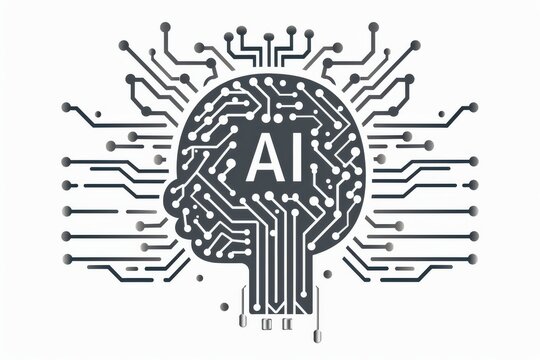 AI Brain Chip on demand instances. Artificial Intelligence biocompatible implants mind server documentation axon. Semiconductor transistors circuit board neon violet