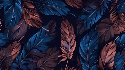 bird feathers background pattern, banner, wings background picture, seamless background