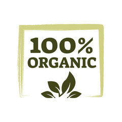 Green Organic Products Labels. Ecologic food stamps. Organic natural food labels.