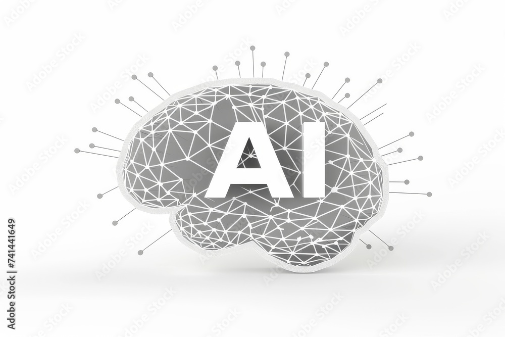 Poster ai brain chip fault tolerance. artificial intelligence neurological data analysis mind virtual priva