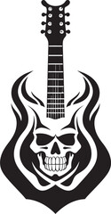 Haunted Harmony Skeleton Head Guitar Chords