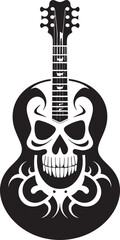 Dreadful Ditties Skeleton Head Guitar Compositions