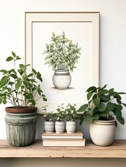 Greenery Artifacts: Hand-Drawn Botanical Illustrations for Farmhouse & Cottage D�cor